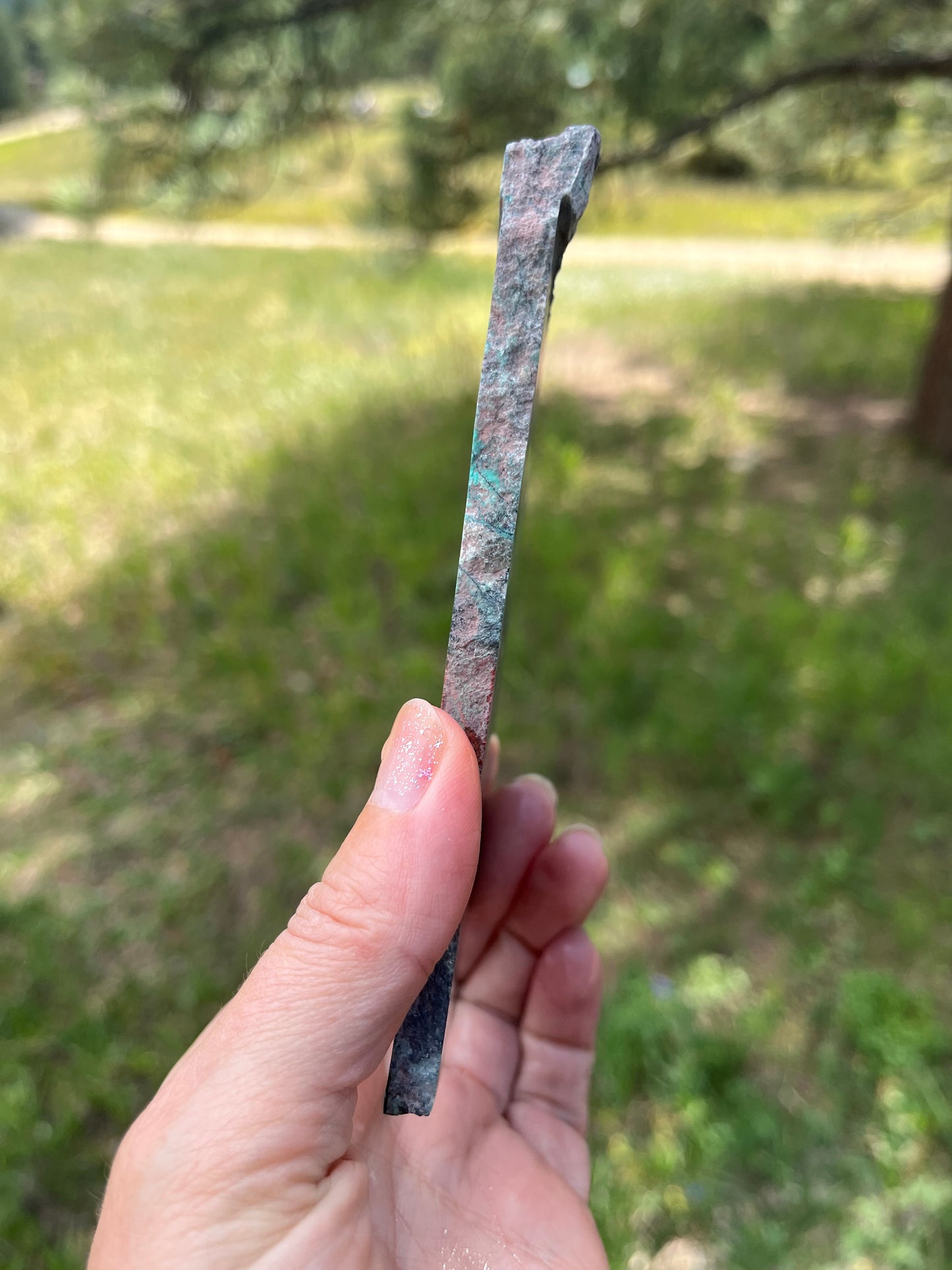 Sonora Sunrise Chrysocolla Cuprite Lapidary Slab