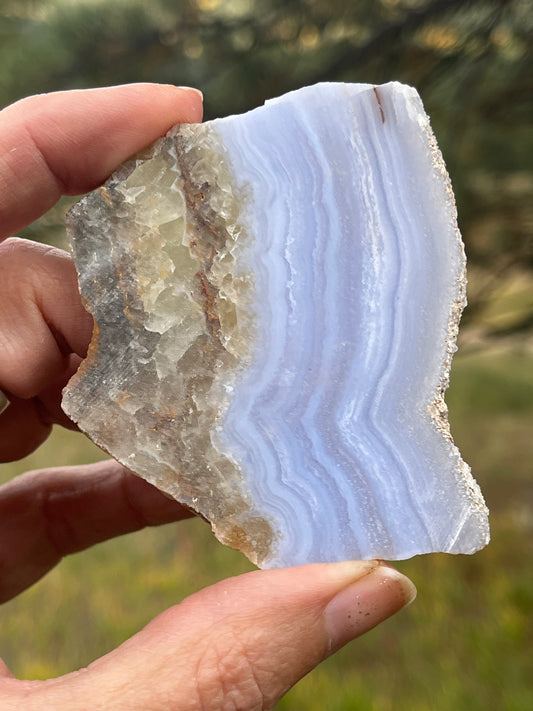 Blue Lace Agate lapidary slab supplies