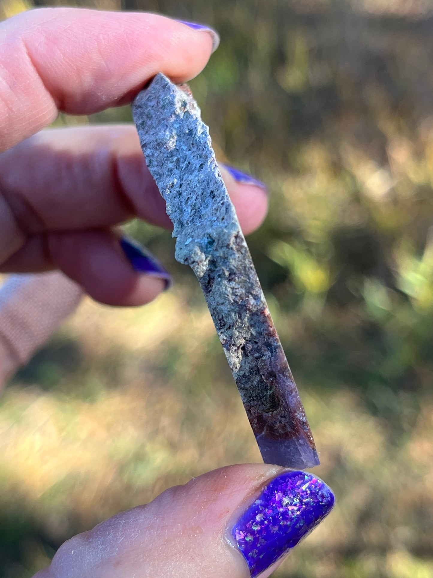 Purple Passion Agate Mexico Lapidary Slab rare