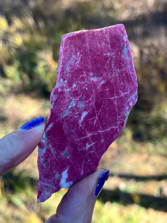 Thulite Lapidary Slab supplies stone