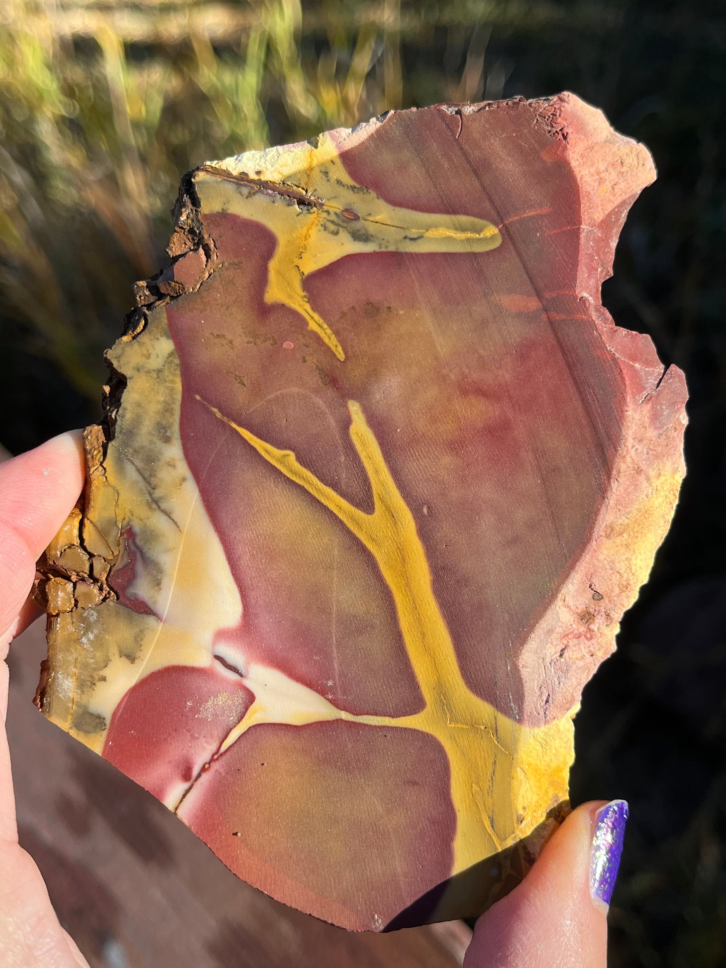 Mookaite Lapidary Slab Stone supplies