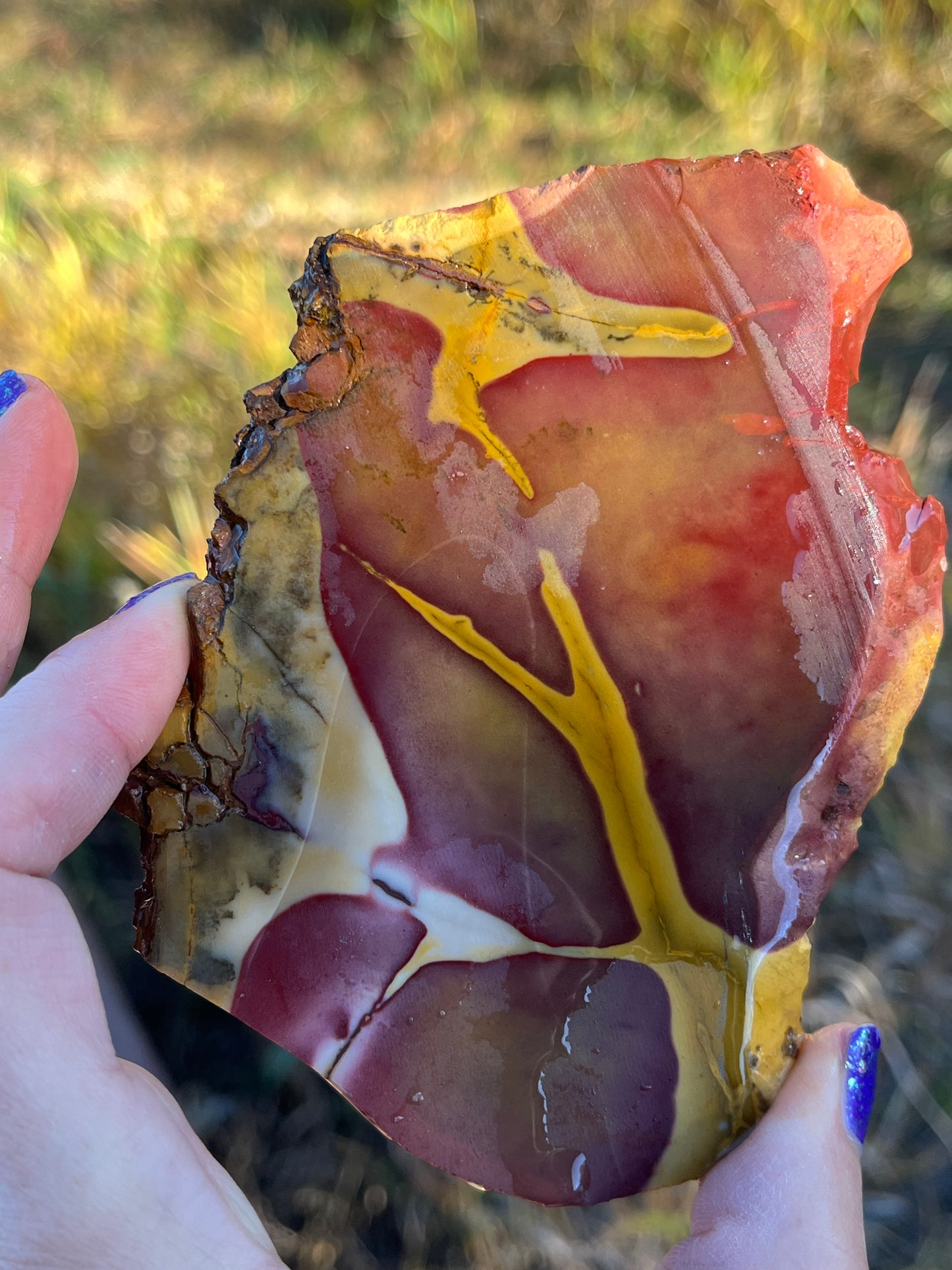 Mookaite Lapidary Slab Stone supplies