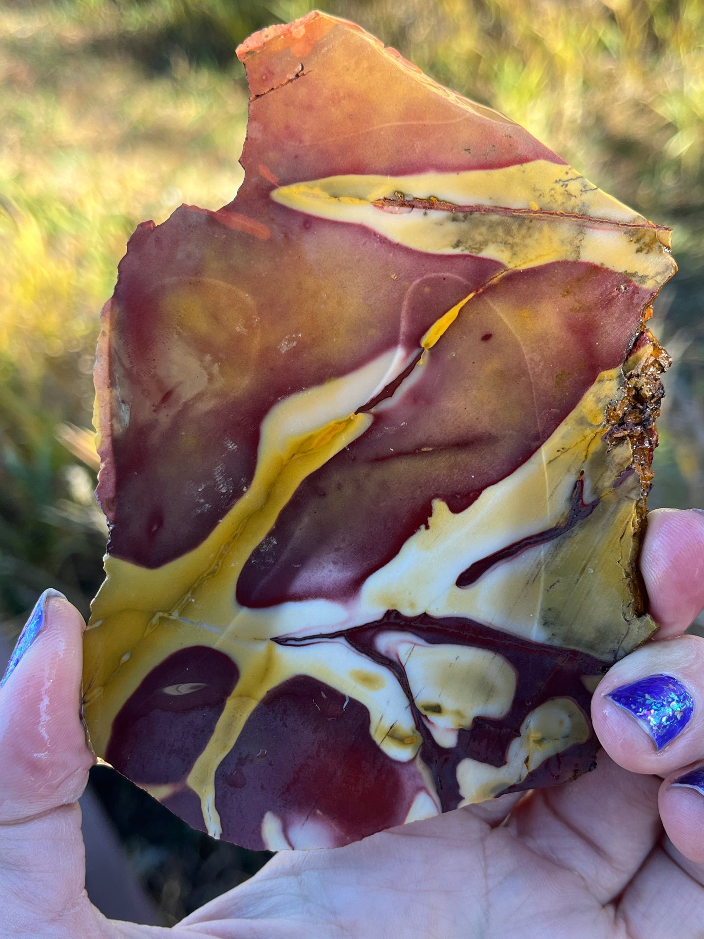 Mookaite Lapidary Slab Stone supplies