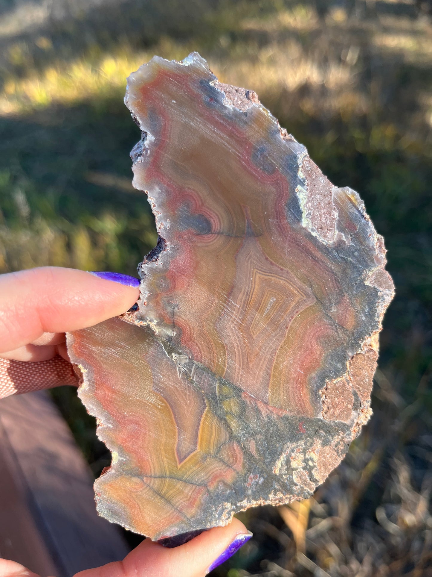 Laguna Lace Agate Lapidary Slab stone supplies