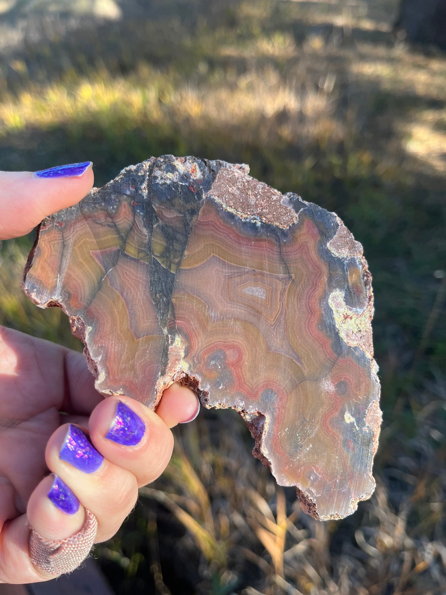 Laguna Lace Agate Lapidary Slab stone supplies