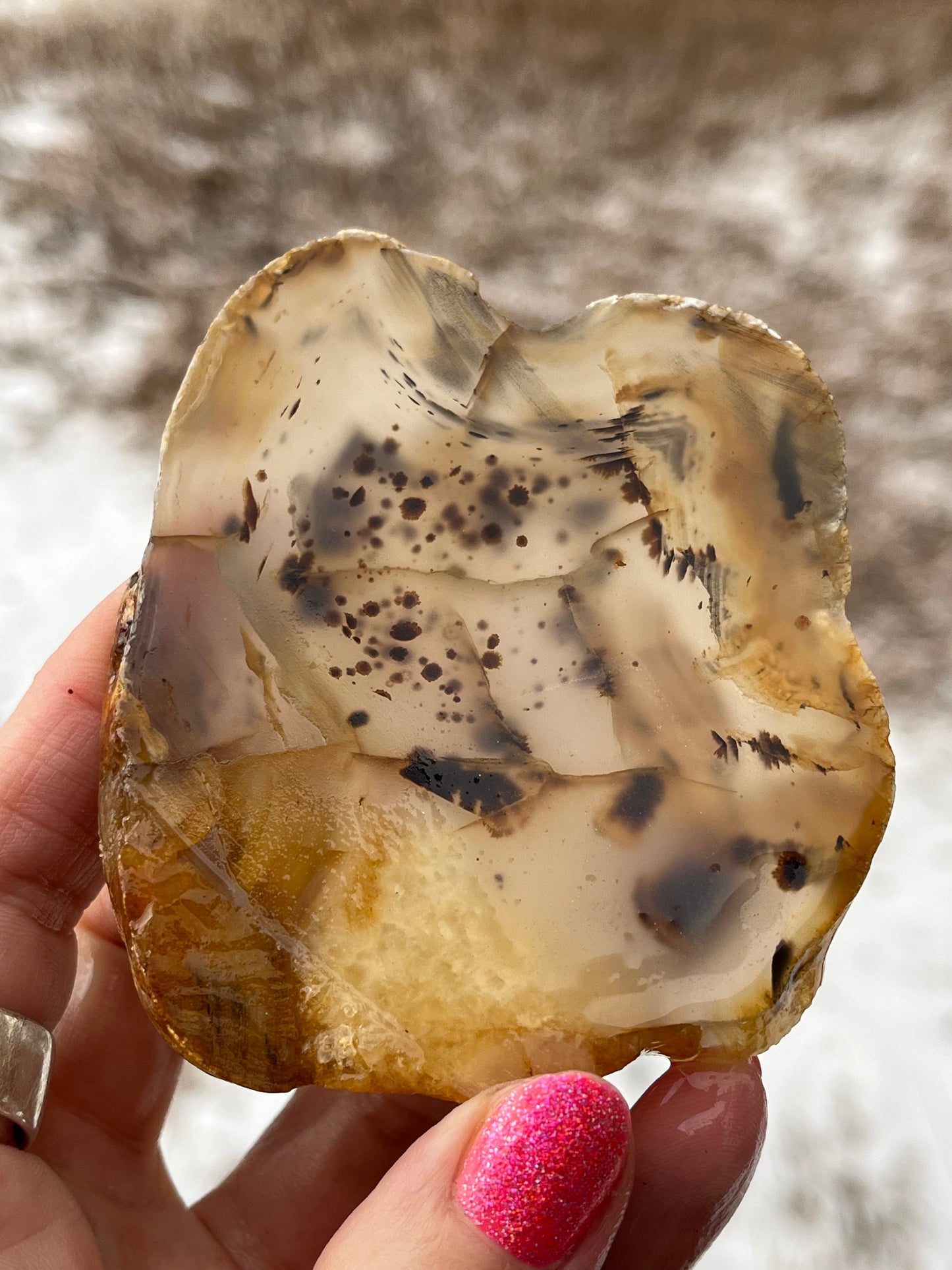 Montana Agate lapidary slab stone supplies