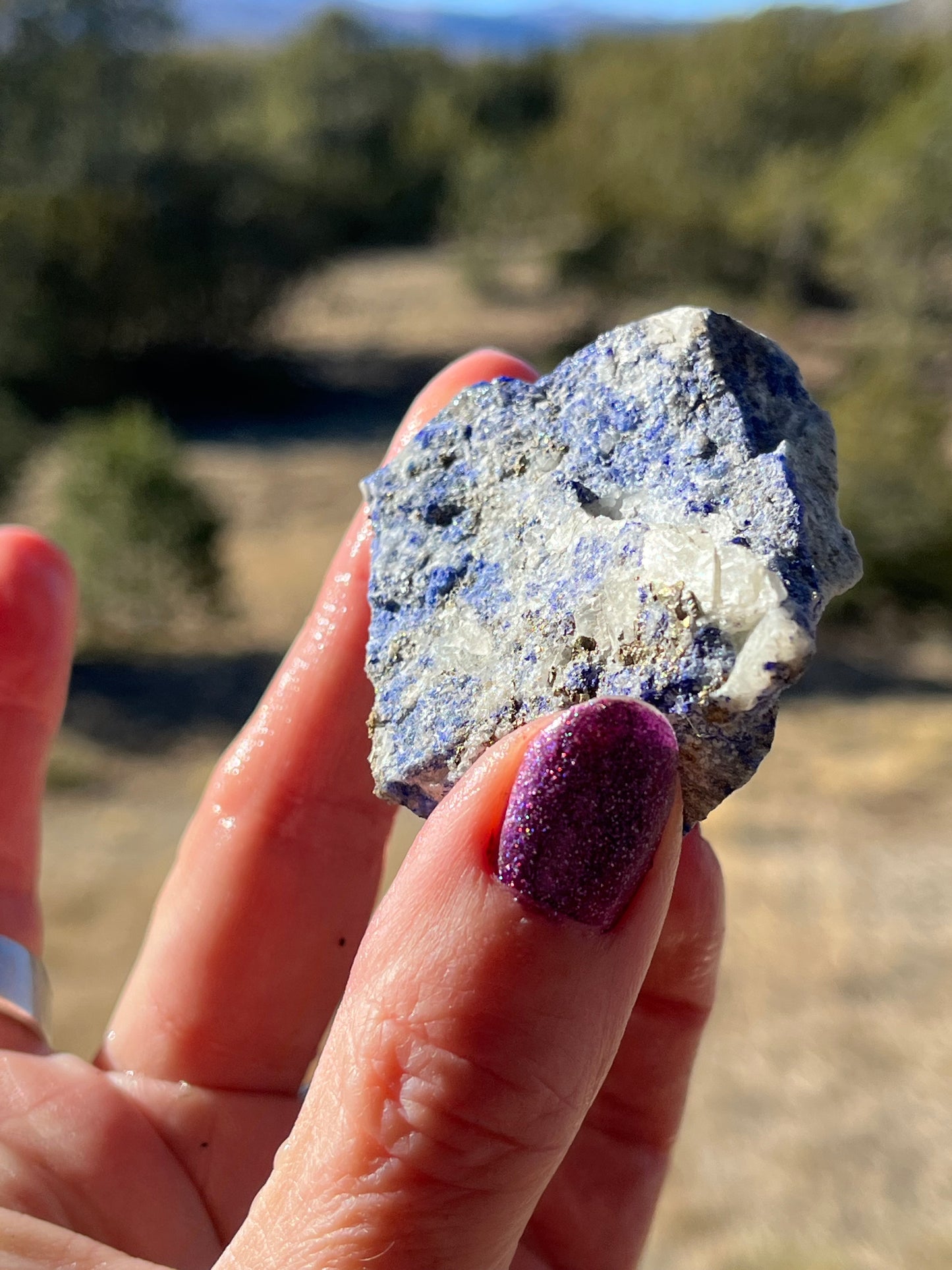 Small rough lapis lazuli stone gemstone natural