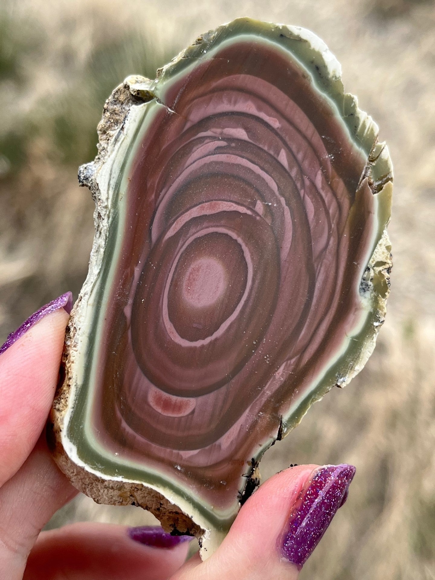 Imperial Jasper lapidary slab stone magenta