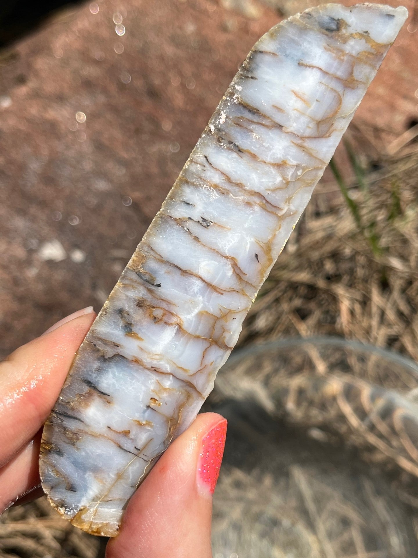 Mystery Agate Lapidary Slab