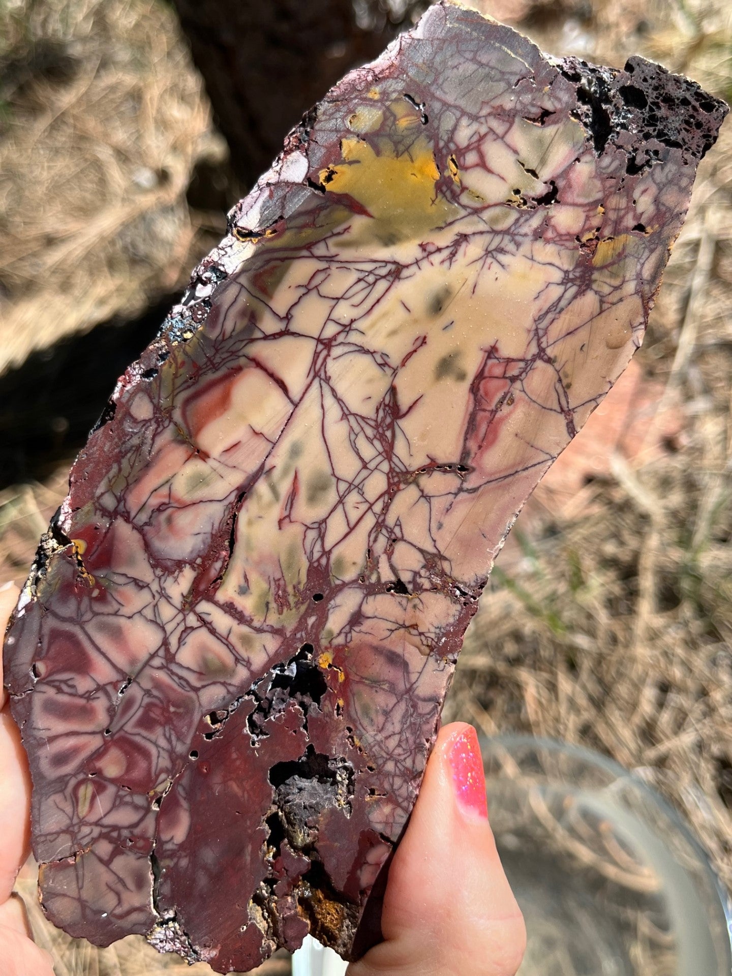 Mookaite Lapidary Slab Stone