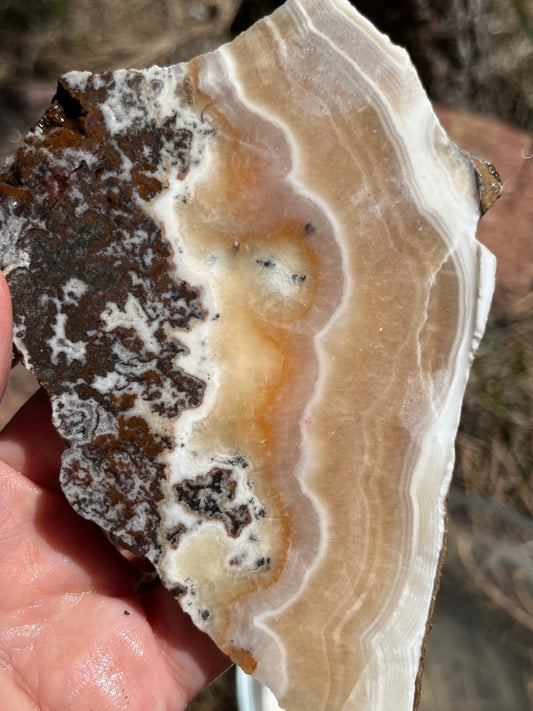 Banded Onyx Lapidary Slab stone