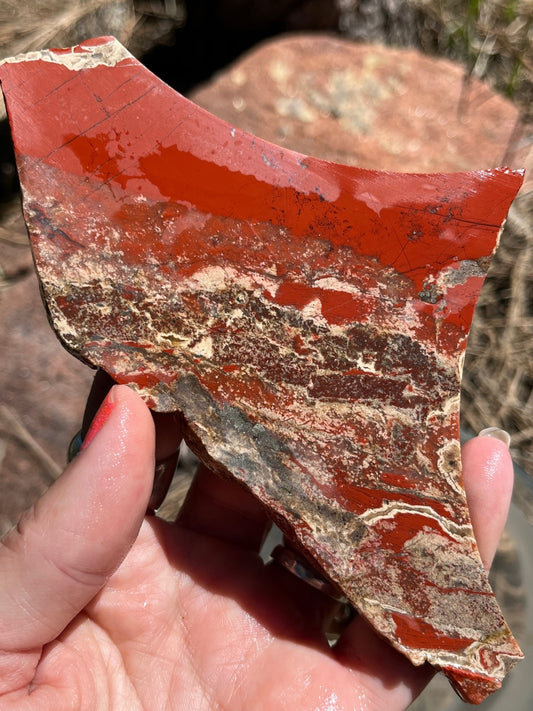 Red Jasper Lapidary Slab