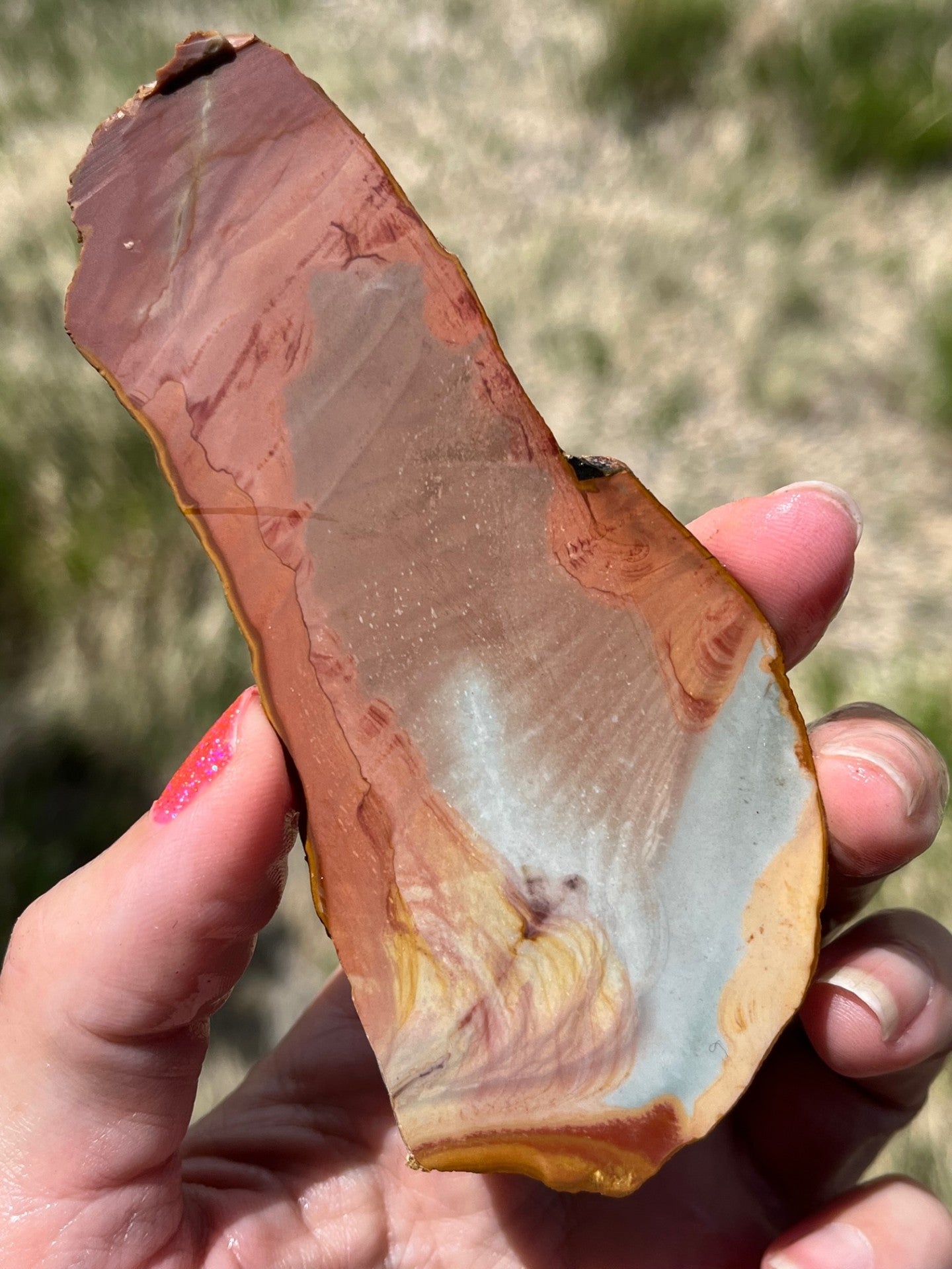 Polychrome Jasper Lapidary Slab stone