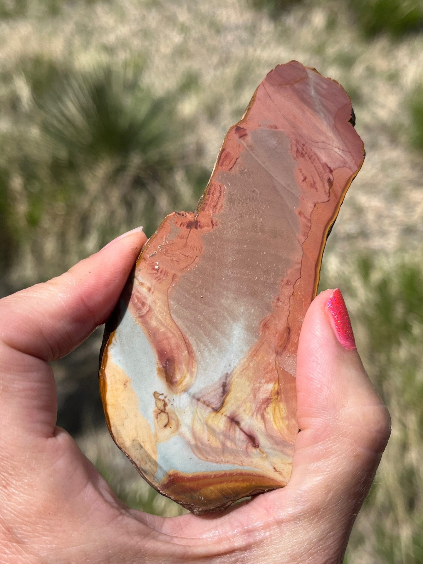 Polychrome Jasper Lapidary Slab stone