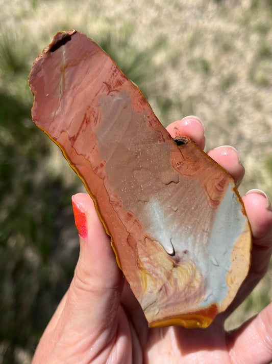 Polychrome Jasper Lapidary Slab stone