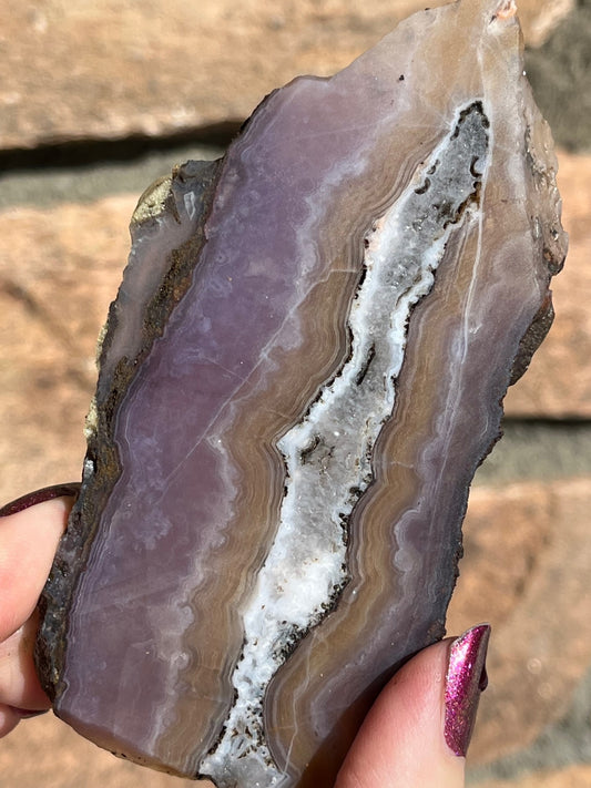 Aztec Lace Mexican Agate Slab rare