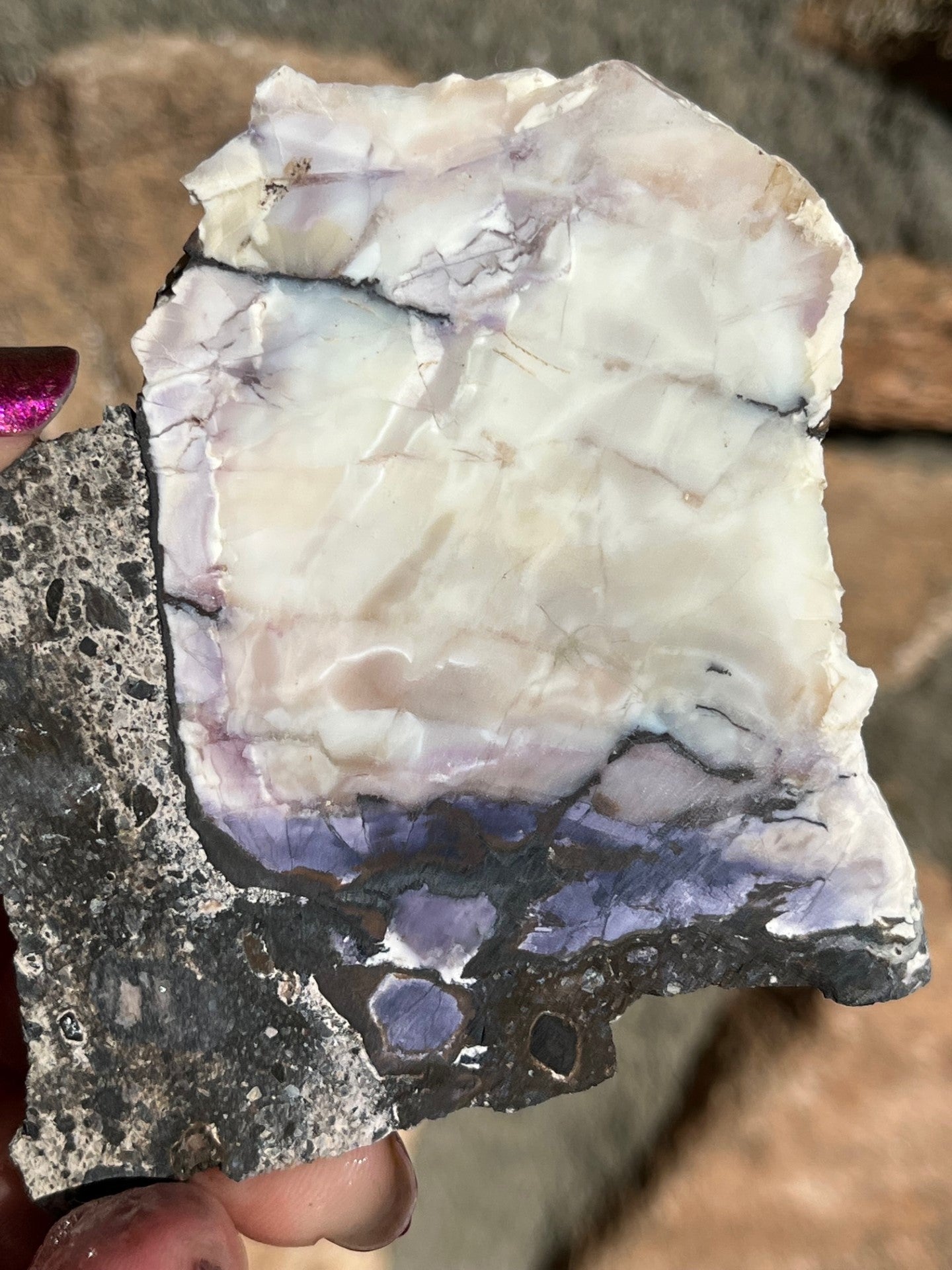 Tiffany Stone Lapidary Slab natural