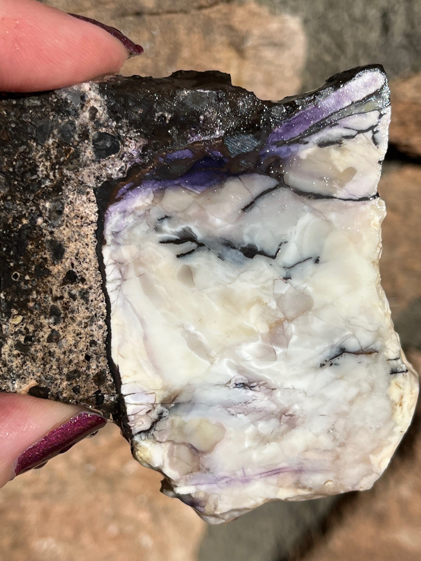 Tiffany Stone Lapidary Slab natural