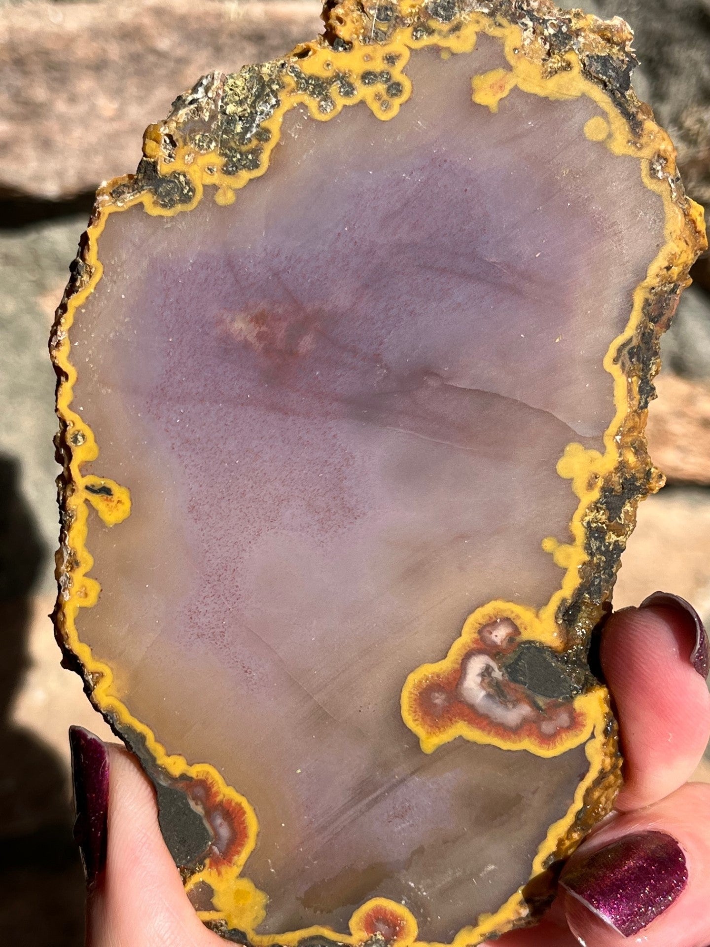 Moroccan Drusy Agate stone Lapidary Slab