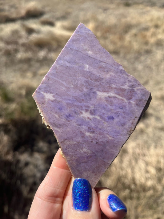 Lavender Turkish Jade Lapidary Slab stone