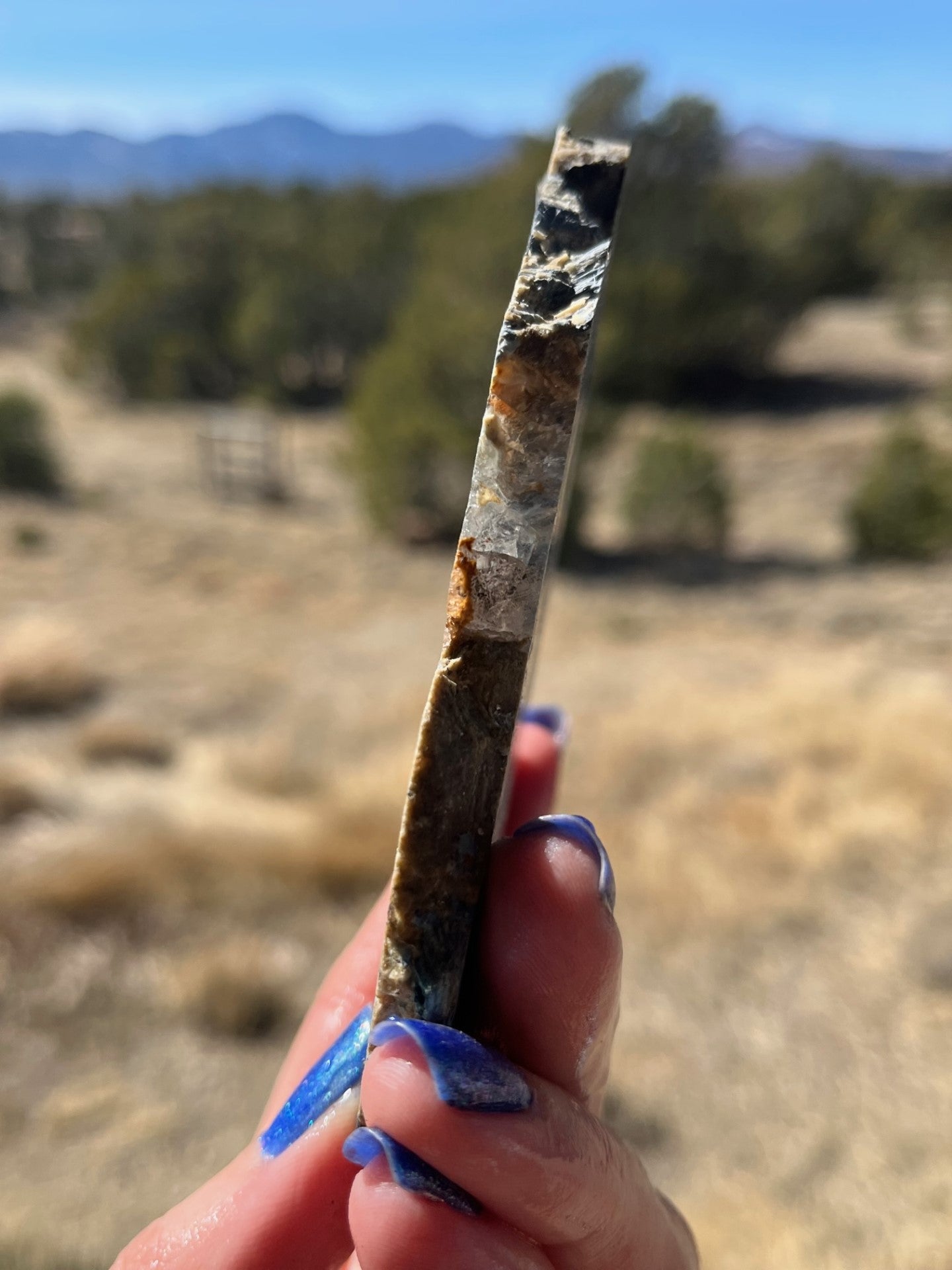 Moroccan Moss Agate Pink Lapidary Slab stone