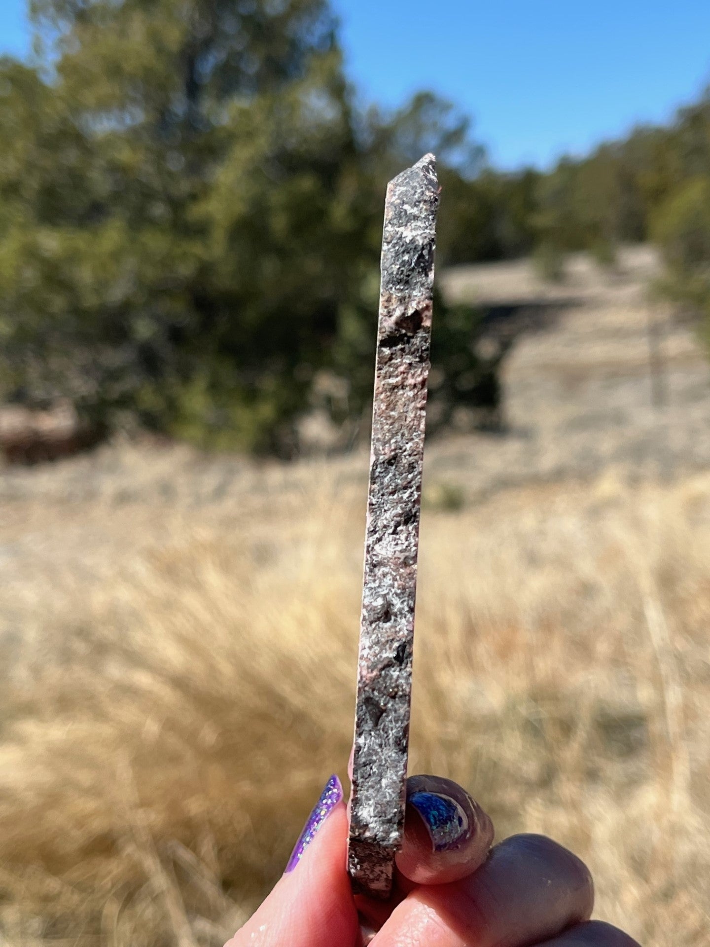 Rhodonite Lapidary stone slab pink