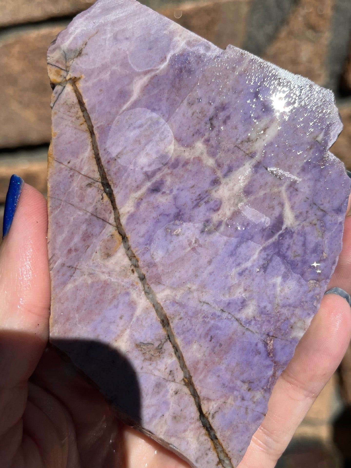 Lavender Turkish Jade lapidary slab stone