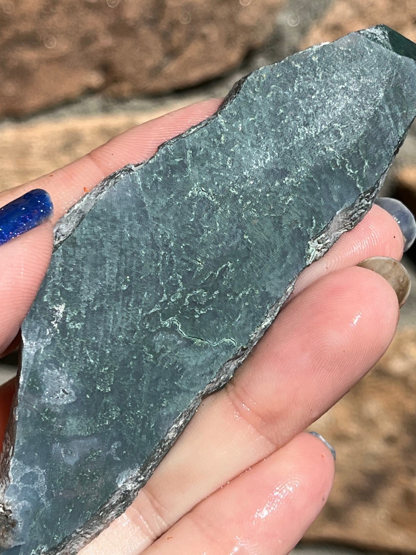 Moss Agate Lapidary Slab stone supplies